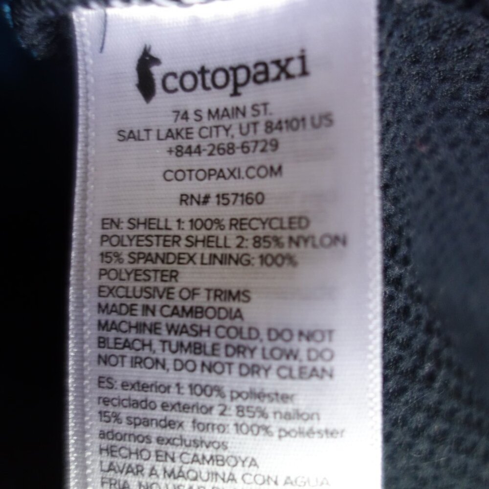 COTOPAXI Blue Color Block Fleece Zip Jacket – Company Logo – Wmns XS - Picture 8 of 9